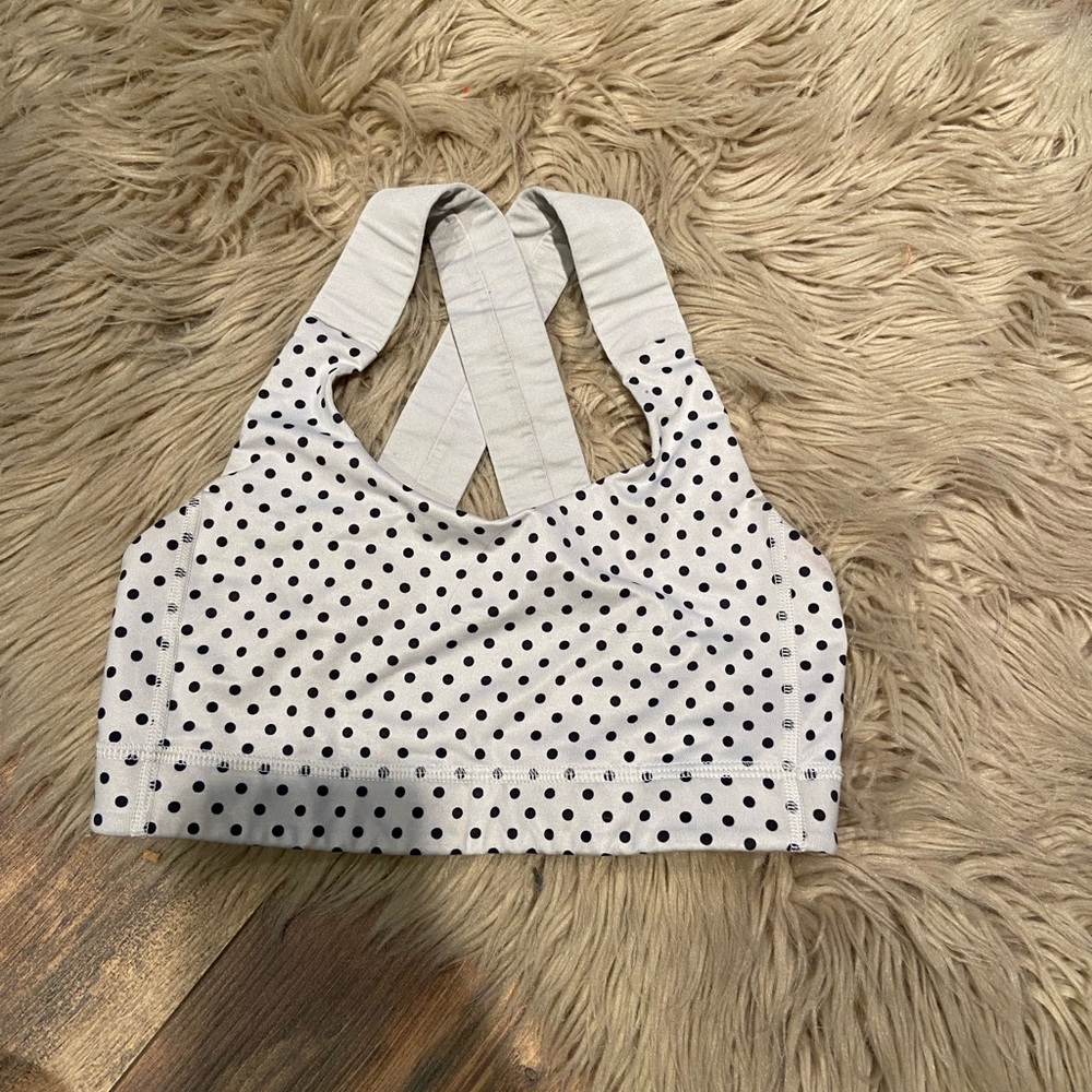 Lululemon polka dot sports bra